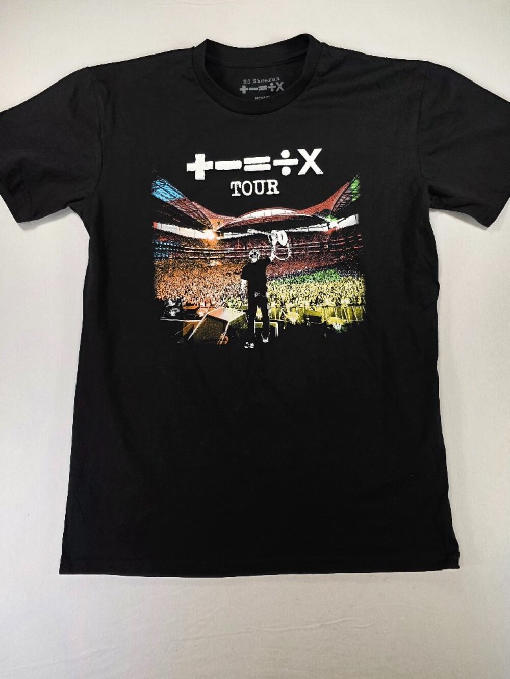 Ed Sheeran Mathematics North America 2023 Tour T-Shirt Double-Sided Size M